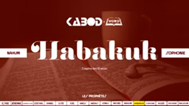 Livre de « Habakuk » L'Ancien Testament La Sainte Bible, audio VF