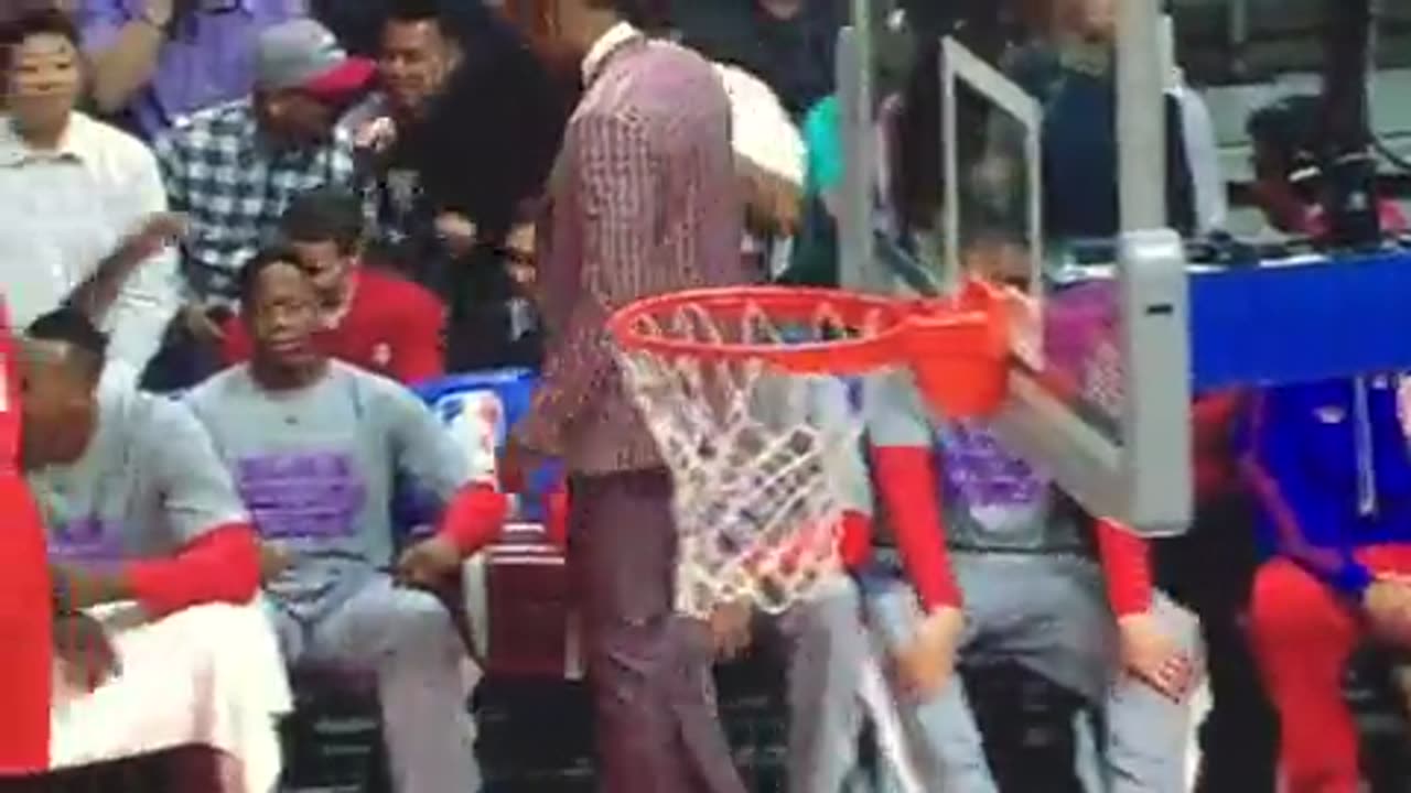 Dwight Howard Grabs Basketball Players Crotch