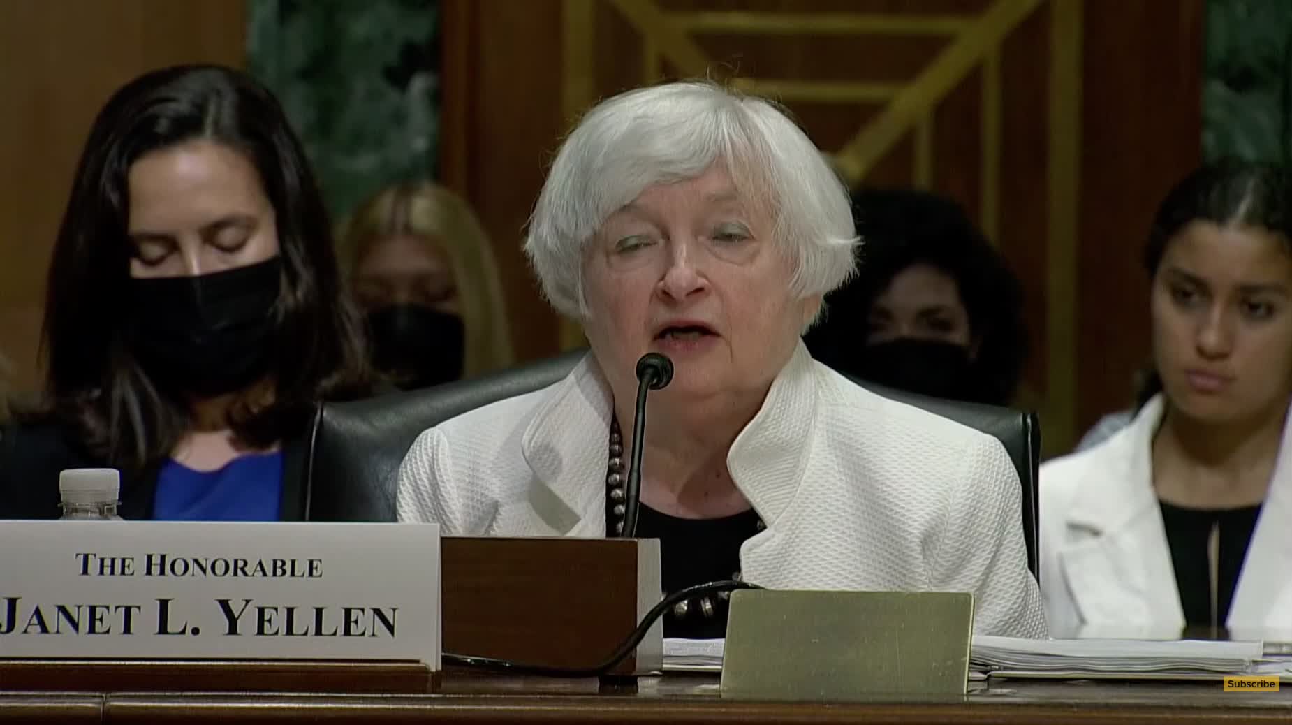 Treasury Sec. Janet Yellen: "Over the medium term the critical thing is that we become more dependent on the wind and the sun..."