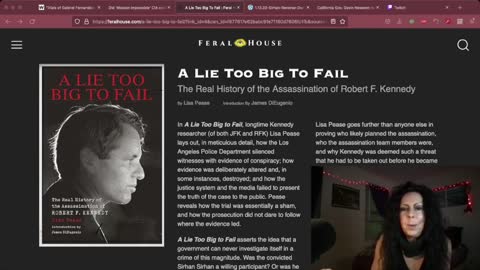 LIVE with Lisa Pease- Sirhan Sirhan the Fall Guy after 53 years of Amerikan Mind Control