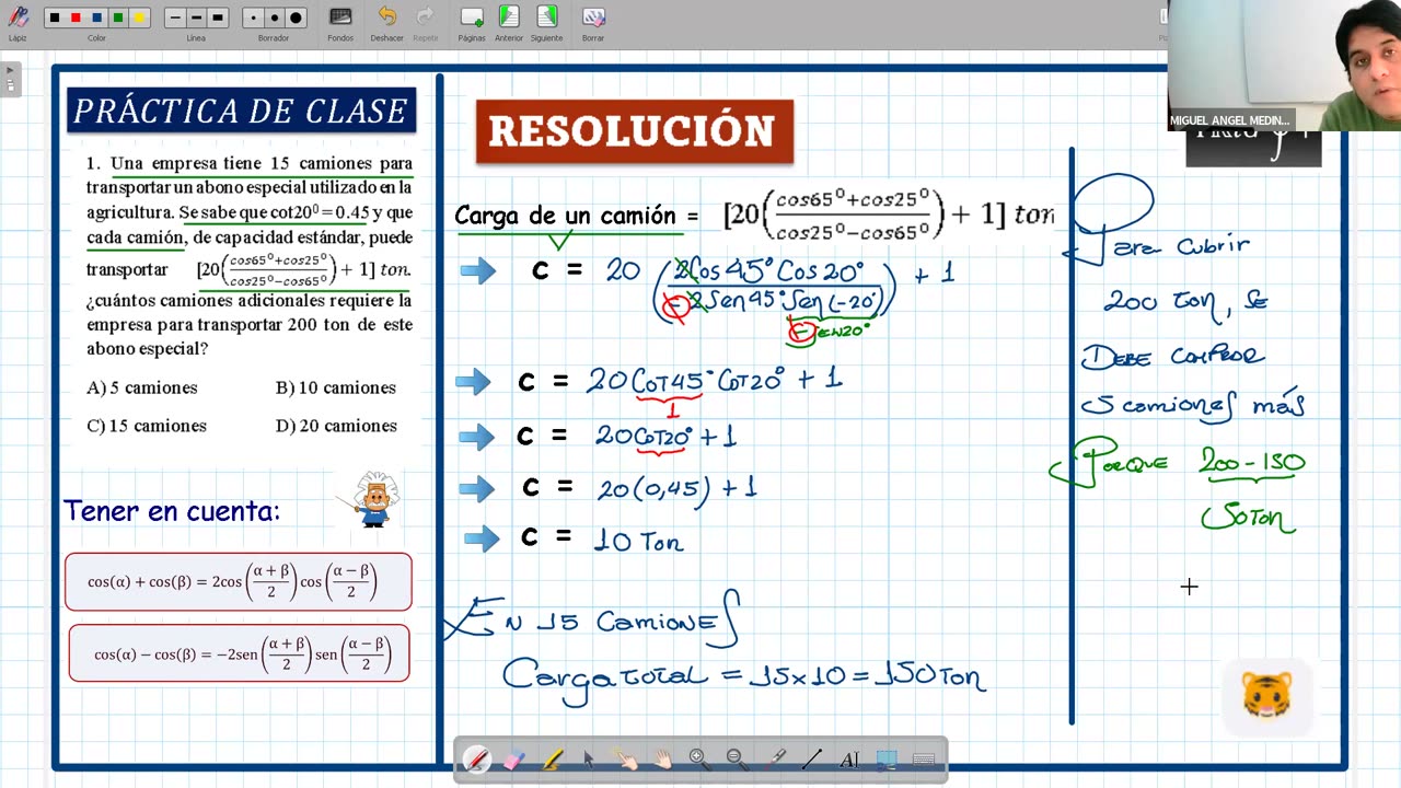 ADC SEMESTRAL 2022 Semana 14 ÁLGEBRA Y TRIGONOMETRIA