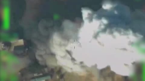 Attached is footage of strikes on infrastructure holding surface-to-air missiles