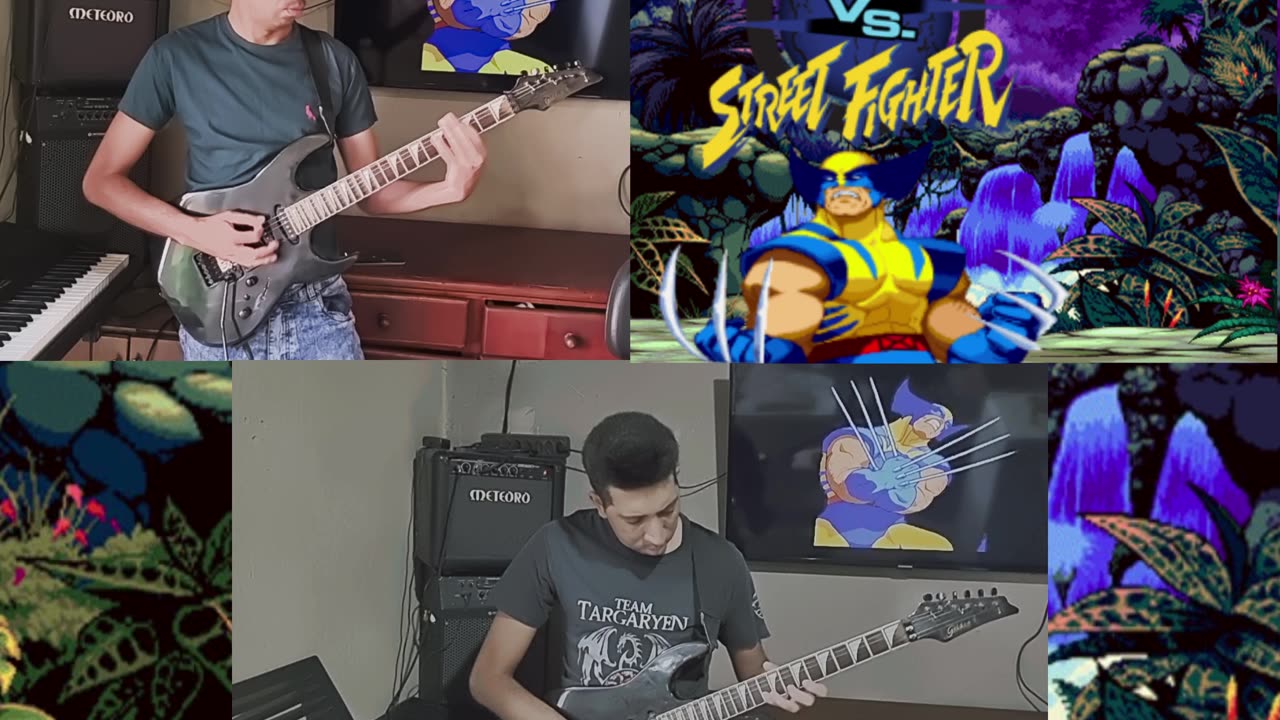 X-Men vs Street Fighter - Wolverine Theme Guitar Cover