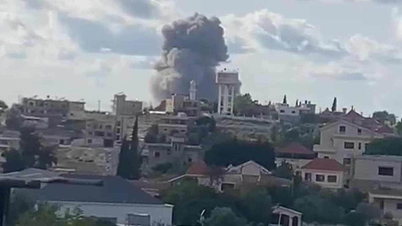 The IDF is currently attacking the Deir Qanon area in Lebanon, north of Tyre