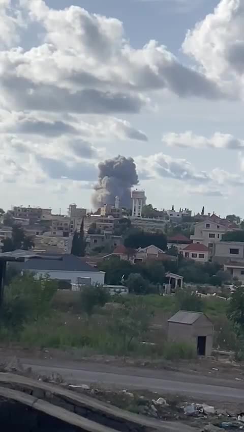 The IDF is currently attacking the Deir Qanon area in Lebanon, north of Tyre