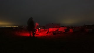 Night lapse . Coast. Medieval castle . GoPro