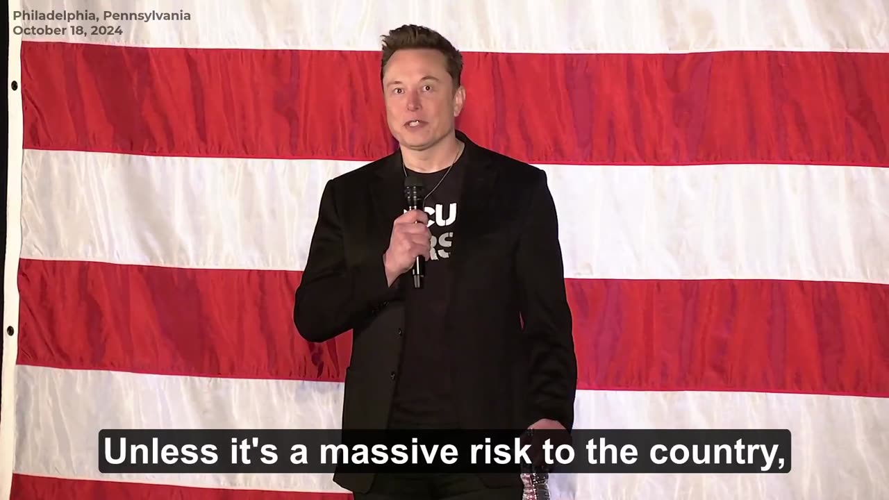 Elon Musk: Unless it's a massive risk to the country, all government information should be public.