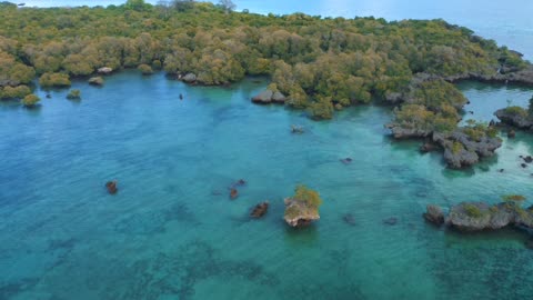 Beautiful Scenery of a Tropical Island.