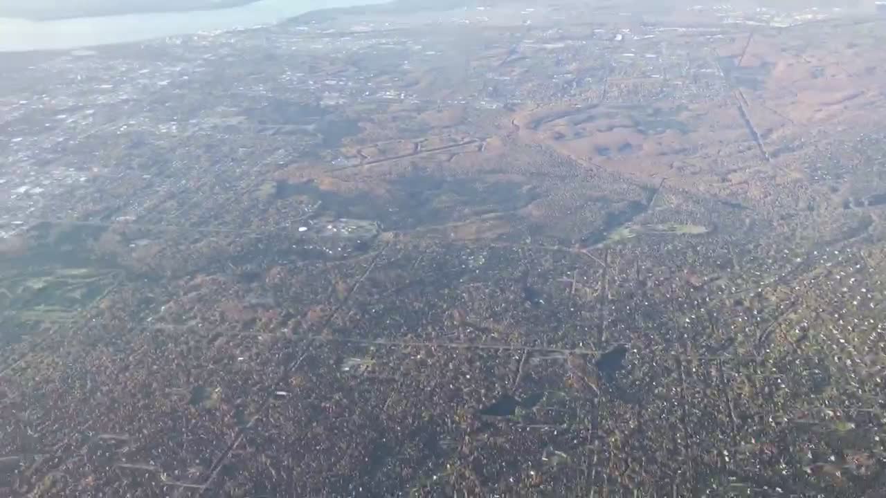 Decent into the airport in Anchorage, AK