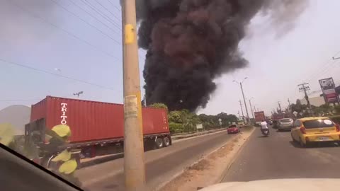 Incendio en Contecar