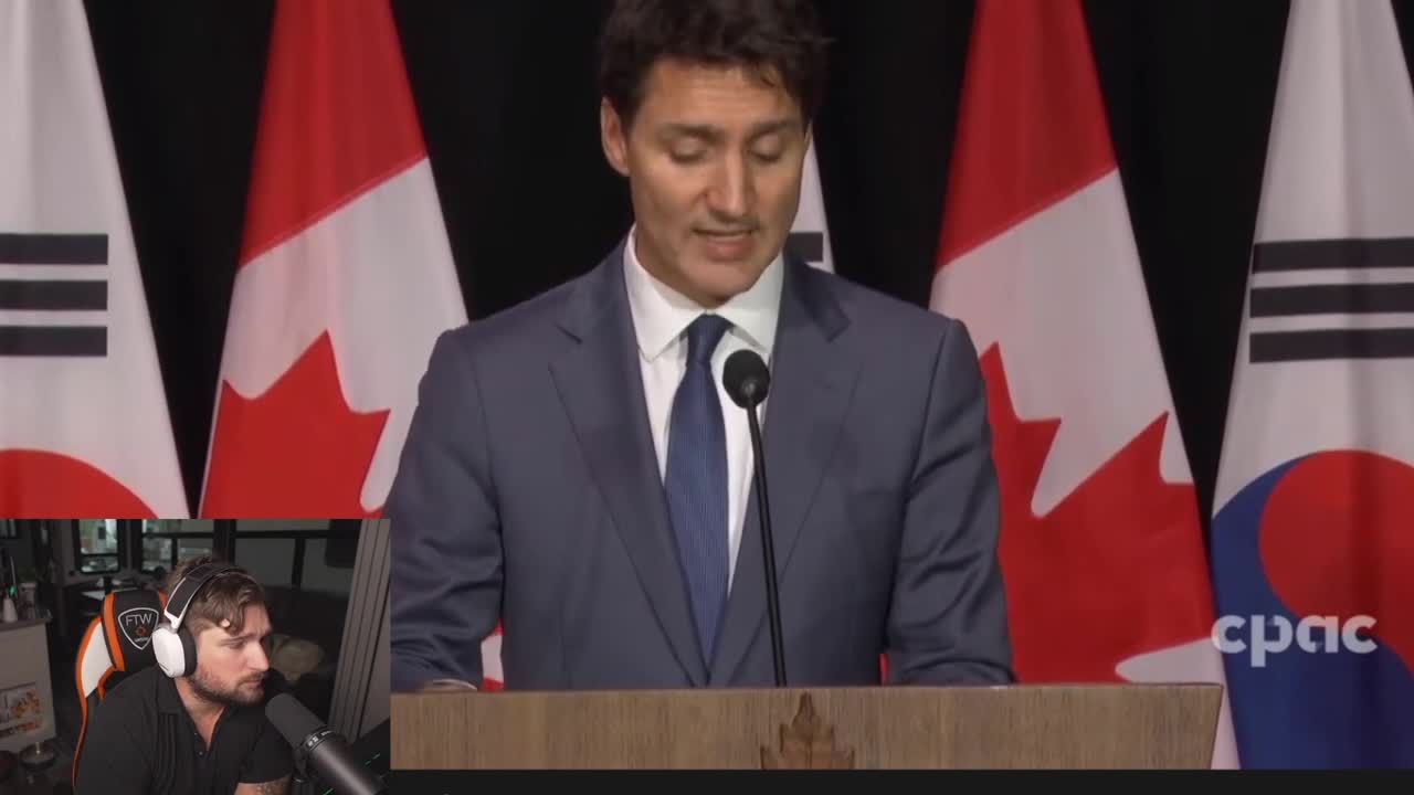 Canada Is Going To "War" With North Korea to enforce UN law. Canadian ship deployed he announces this halfway in video