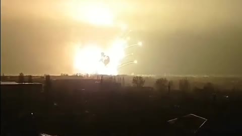 powerful explosion Ukraine explosion in the city of Kharkov 1.03.2022