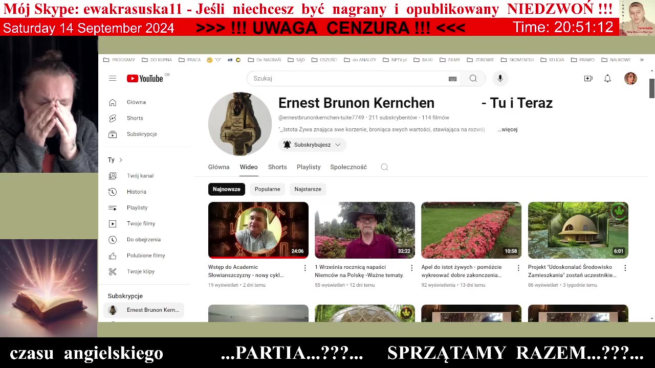 4928 - Gość - Ernest z Filipin z kanału @ernestbrunonkernchen-tuite7749 👮‍♀️ - 14.09.2024 rok