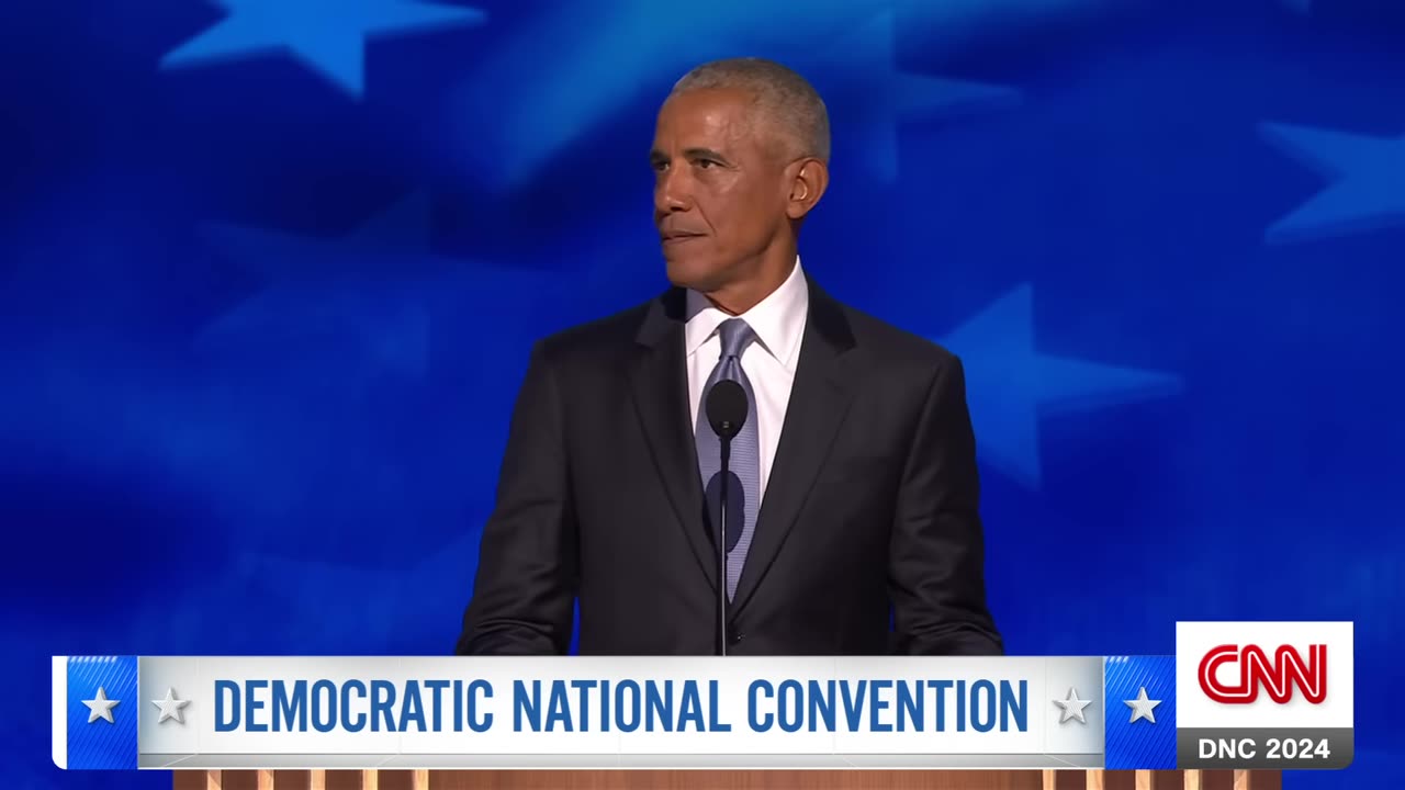 Barack Obama pokes fun at Trump in his DNC speech