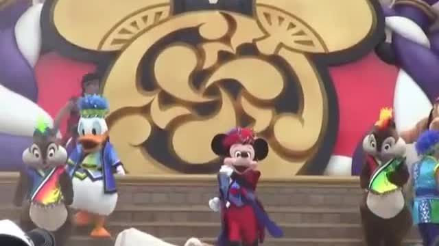 Morning Disney Cartoon Show Duck & Chipmunks & Minnie Mouse