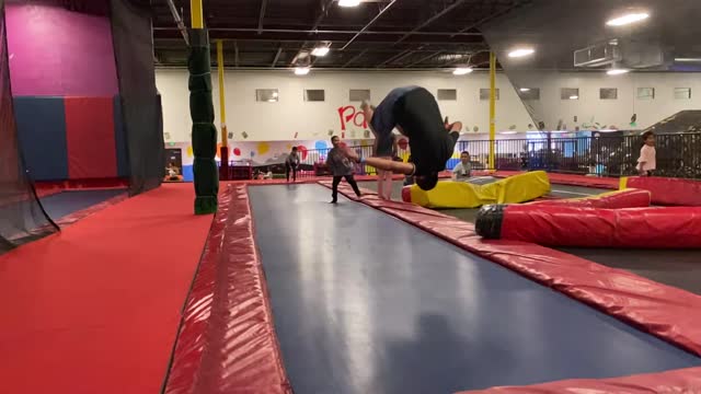 Adrian Front Flip Attempt