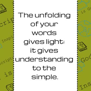 #shorts #verseoftheday #ytshorts Psalm 119:130