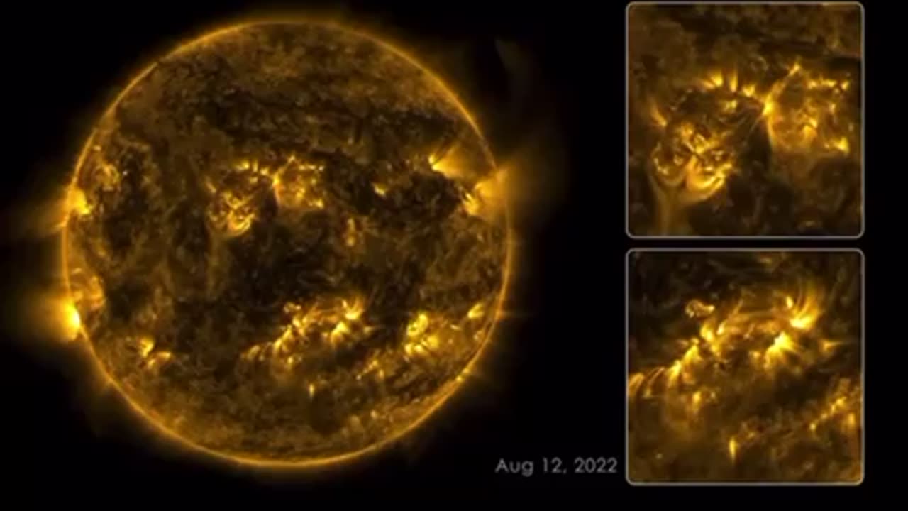 Sun (close view) from space