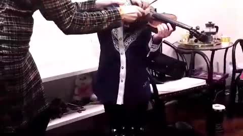 Learning to play the violin