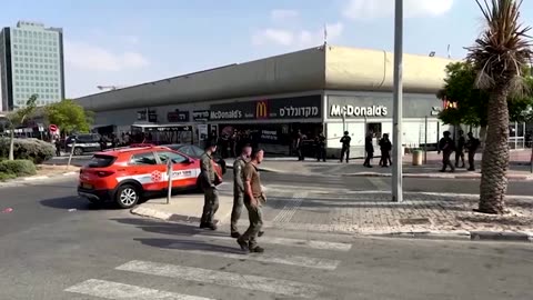 Police at scene of bus station shooting attack in southern Israel