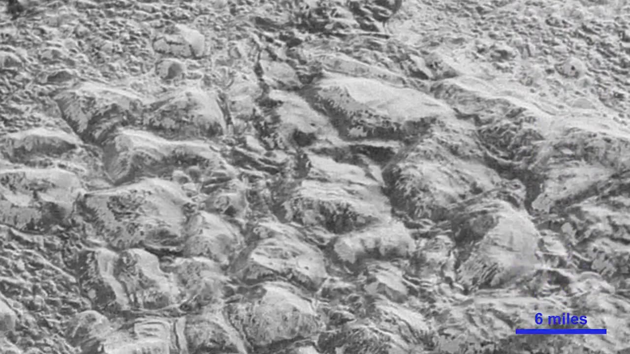 New Horizons, Best View of Pluto’s Craters, Mountains and Icy Plains