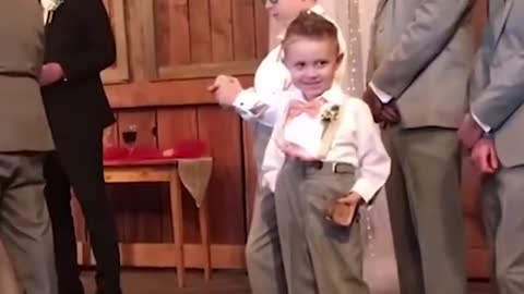 Funny videos of children at weddings