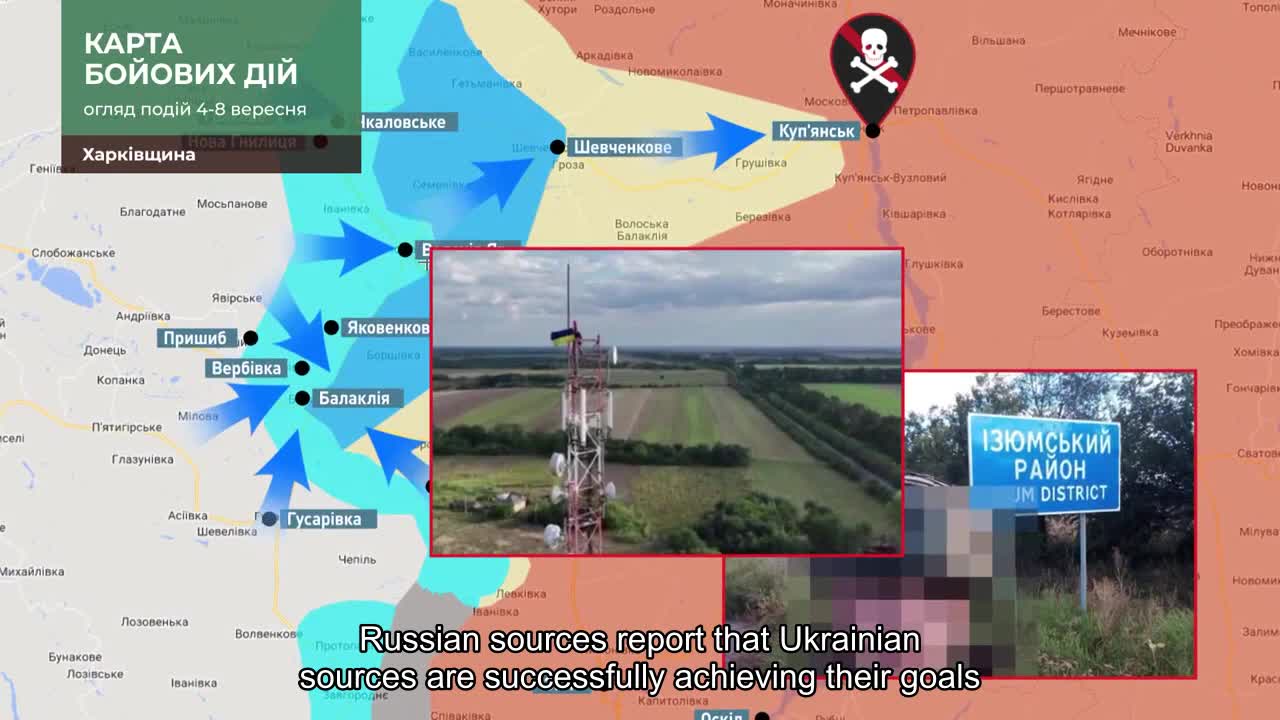 What happened at the front from September 6 to 8. Did the Ukrainian forces drive the Rashists into