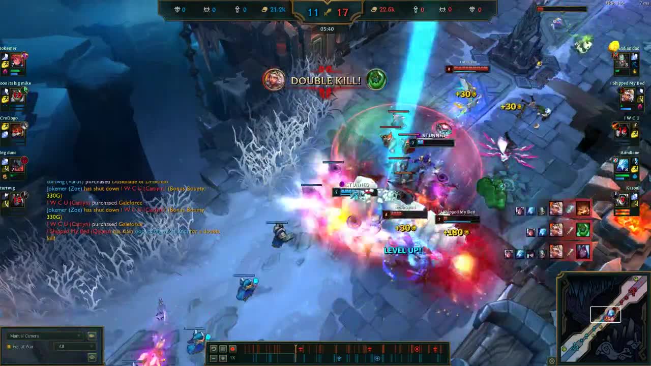 Qiyana NASTY PENTAKILL! ft. Anivia