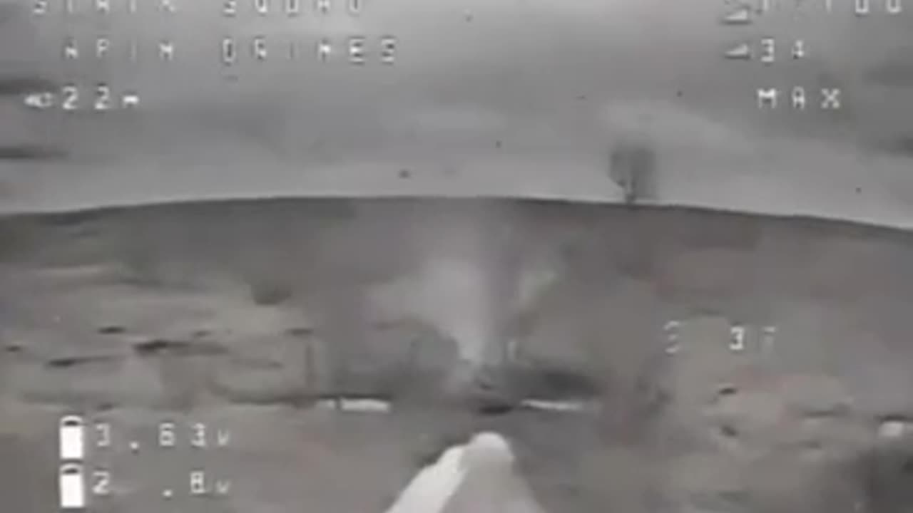 Destruction of Russian mechanized column near Synkivka, Kharkiv region