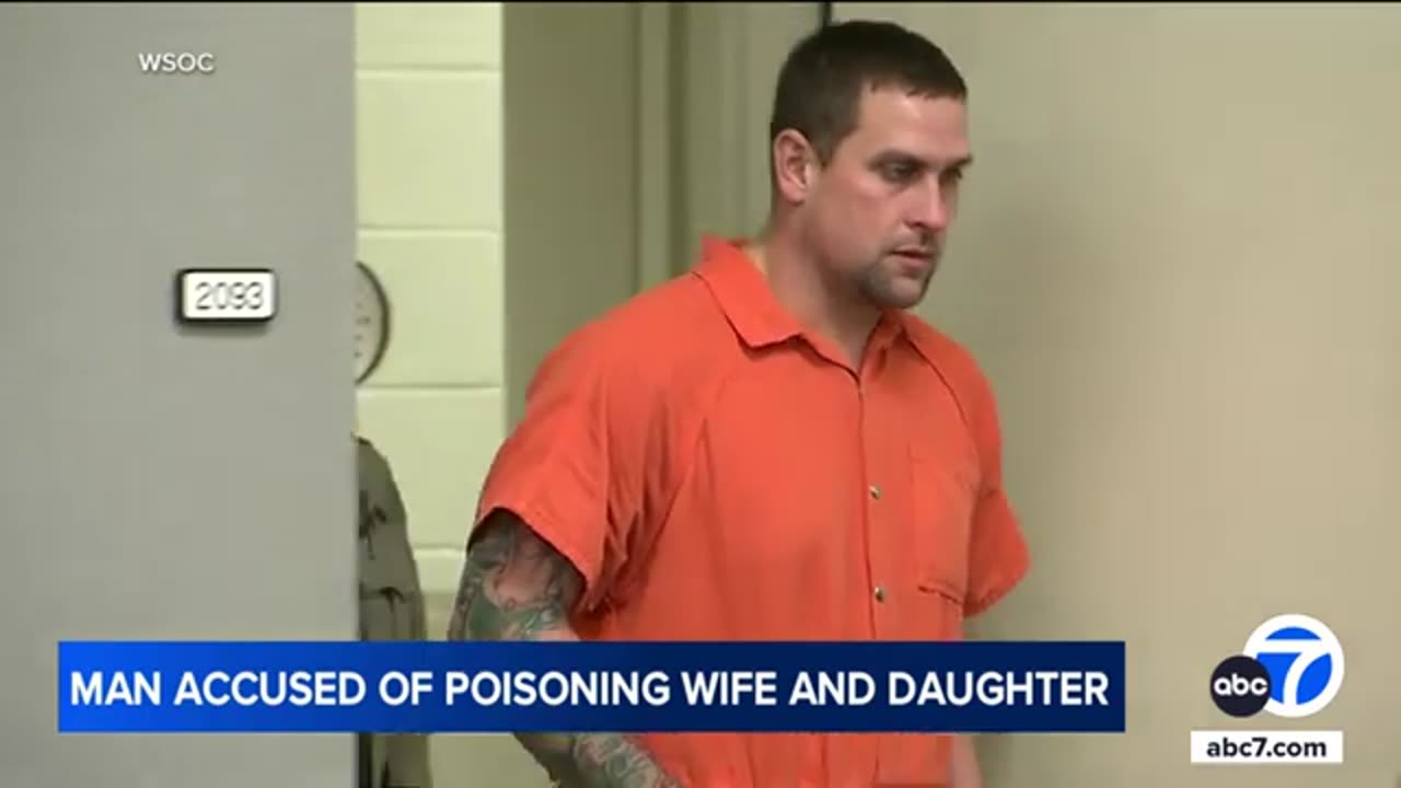 Man accused of poisoning daughter with eyedrops after allegedly killing wife same way