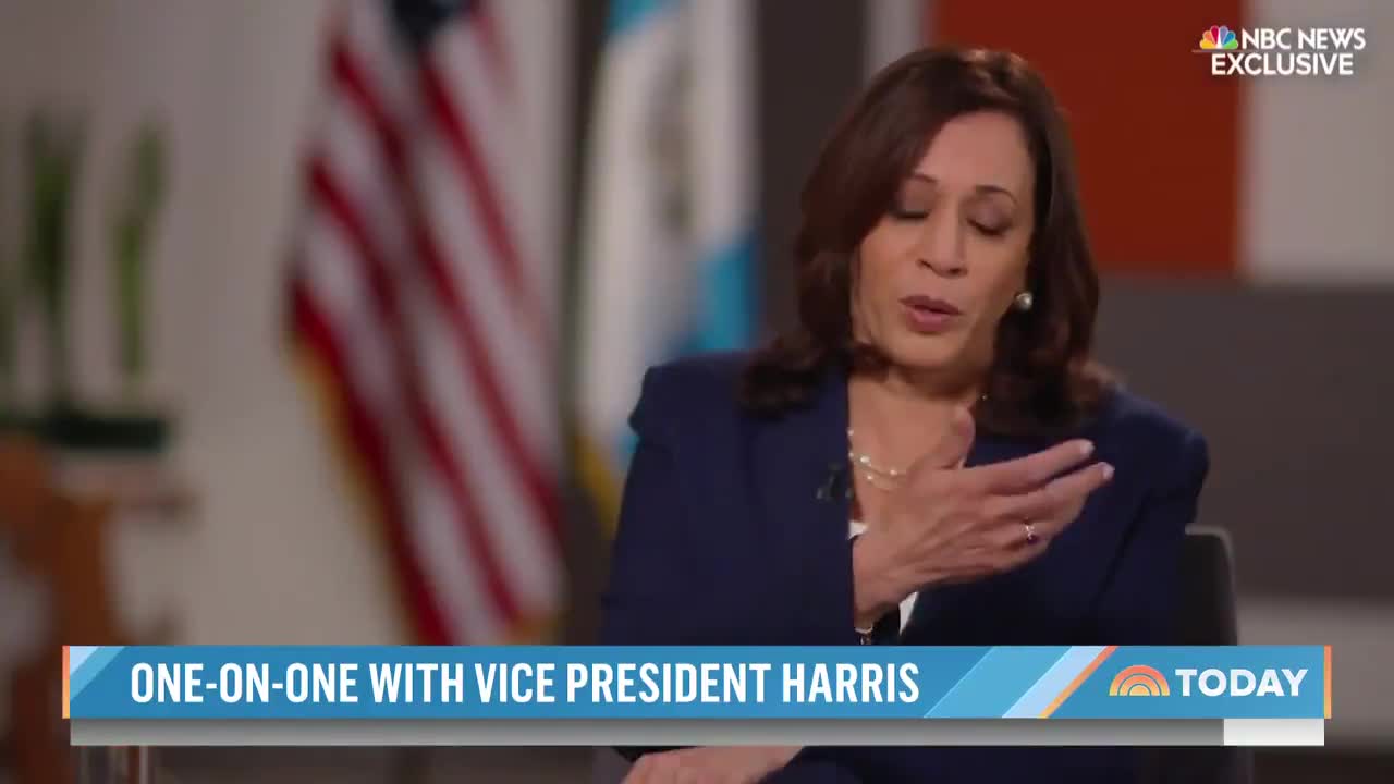 Harris Snaps At Lester Holt