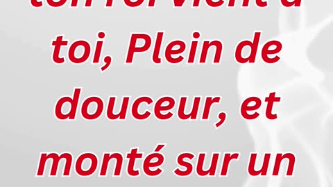 "Voici Ton Roi Humblement Monté sur un Âne"Matthieu 21:5#shorts #shortvideo #youtubeshorts #ytshorts