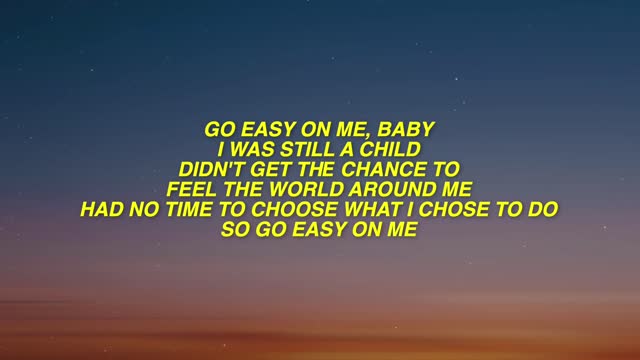 ADELE - Easy on me