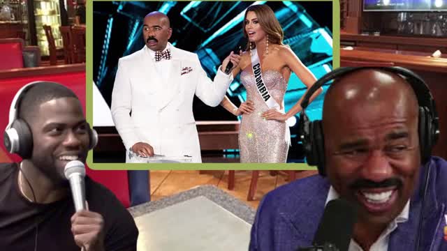 Steve Harvey talks to Kevin Hart about announcing the wrong Miss Universe winner