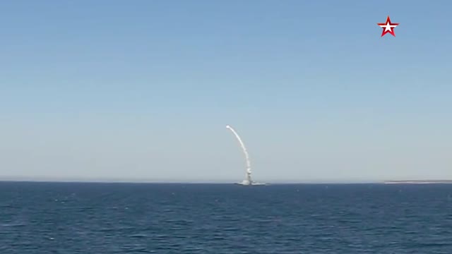 Ukraine War - The launch of the Caliber cruise missile