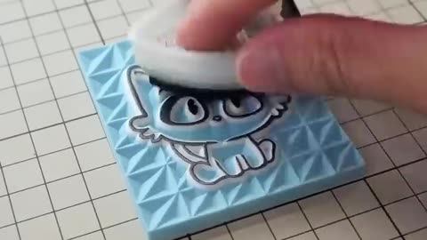 ASMR : CUTE CAT STAMP