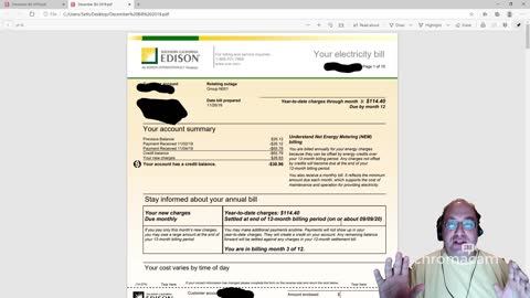 My Solar Bills 003 November 2019 Bill