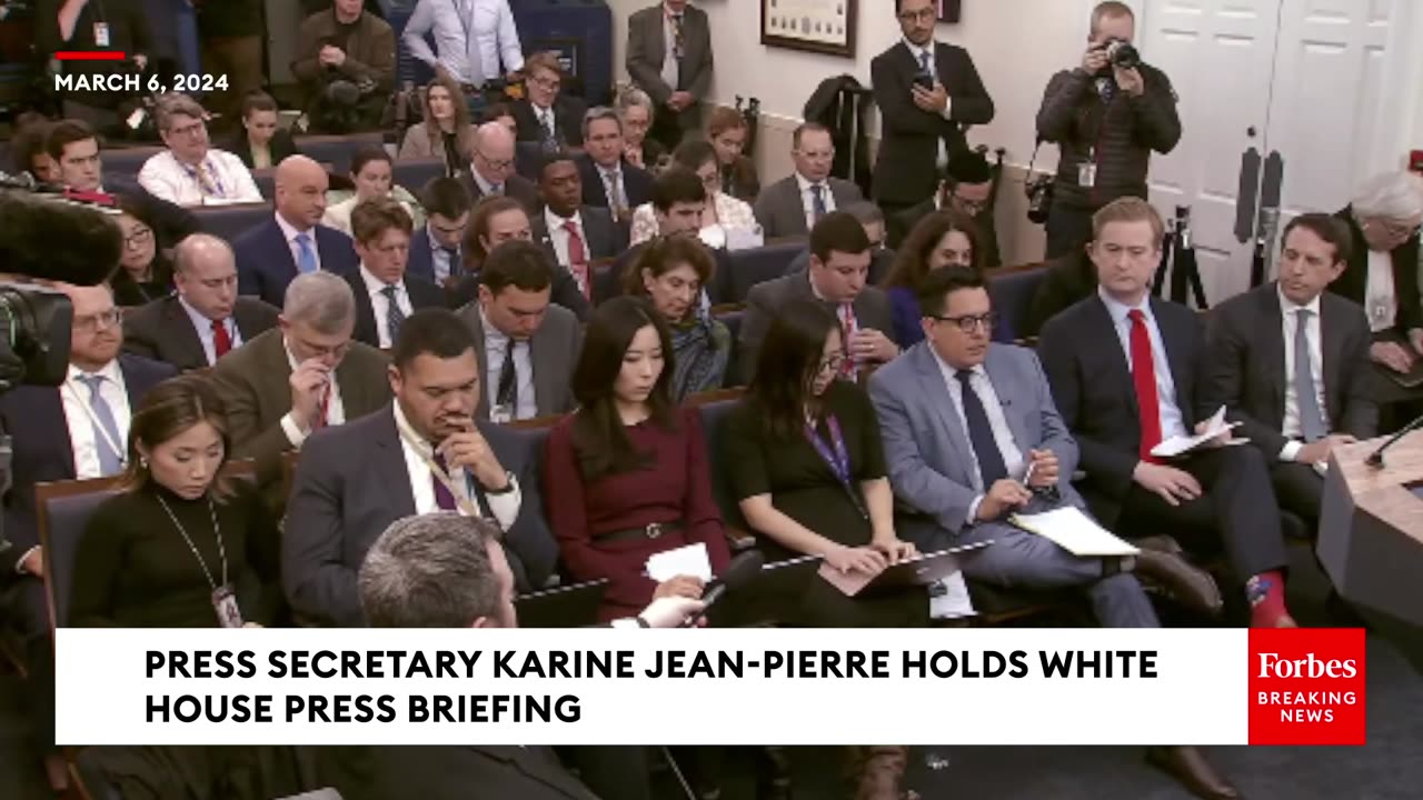 JUST IN- White House Holds Press Briefing As President Biden Prepares For State Of The Union Address