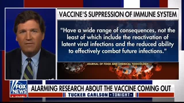 Tucker Carlson: It’s Likely the Vaccines Supress the Immune System! HOLY SHIFTY SHCHIFF!!!