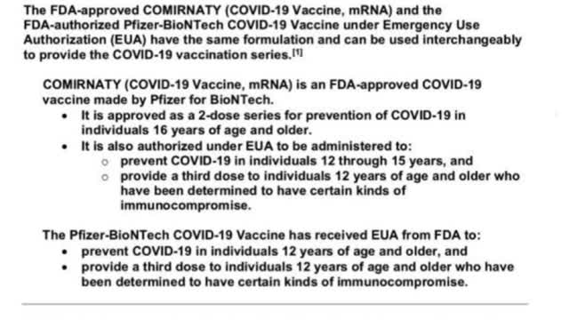 Pfizer/BioNTech är tvåbolag och har två vaccin inte ett.Ett Vaccin är godkänt!