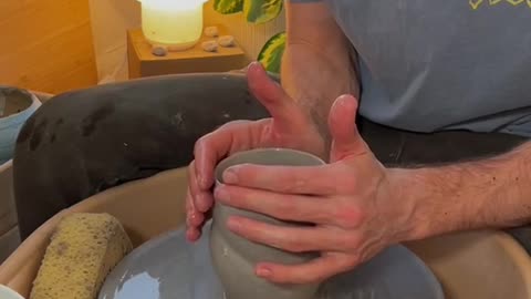 Making small cups ) #pottery #satisfying #asmr.mp4