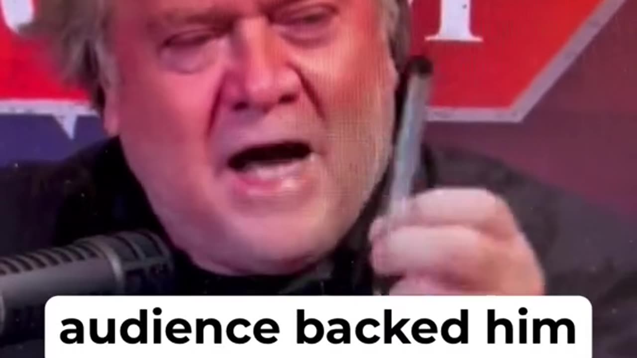 Steve Bannon and angry at Sean pean Hannity Hannity #SteveBannon