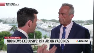 "I'm not going to take away anybody's vaccines." RFK, Jr. speaks exclusively to NBC News'