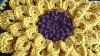 Beautiful sunflower crochet ideas.