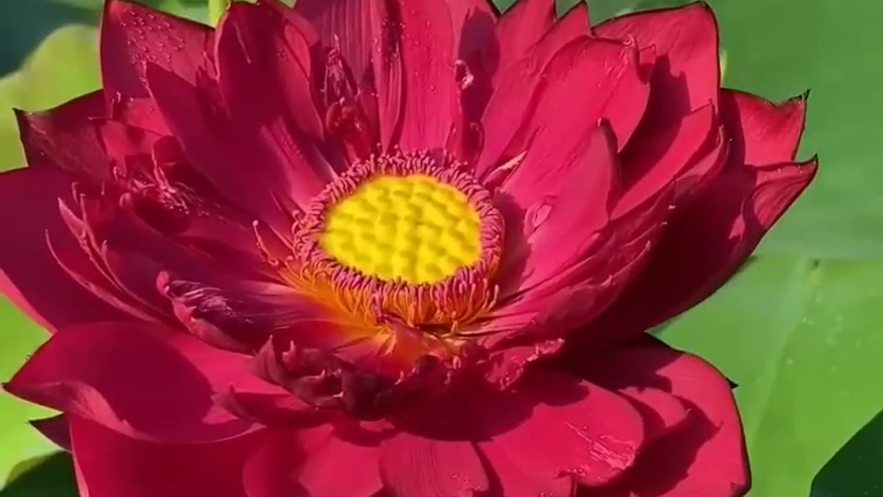 A very graceful unfolding of lotus petals. 😍|#lotusflower #love #beautiful #trending