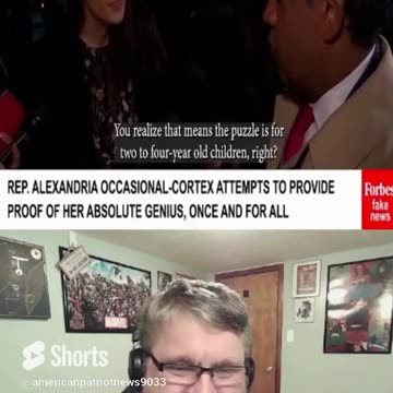 AOC tries to prove she is a 'genius'.