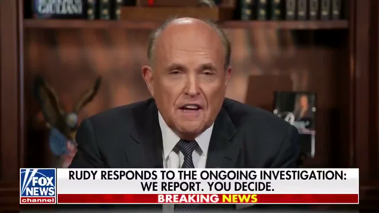 RUDY GIULIANI: "The biggest burden a lawyer can have is to represent an innocent man