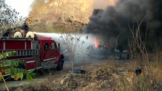 Incendio en cantera 'Los Cocos' en Turbana