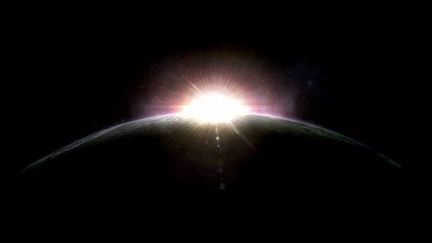 Sunrise on earth