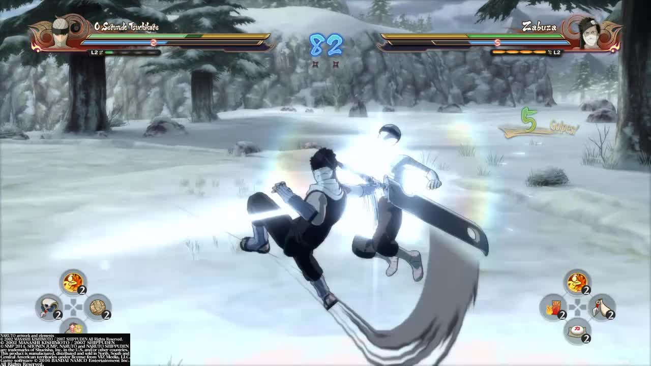 O Segundo Tsuchikage Vs Zabusa Naruto Strorm 4 (PS4)